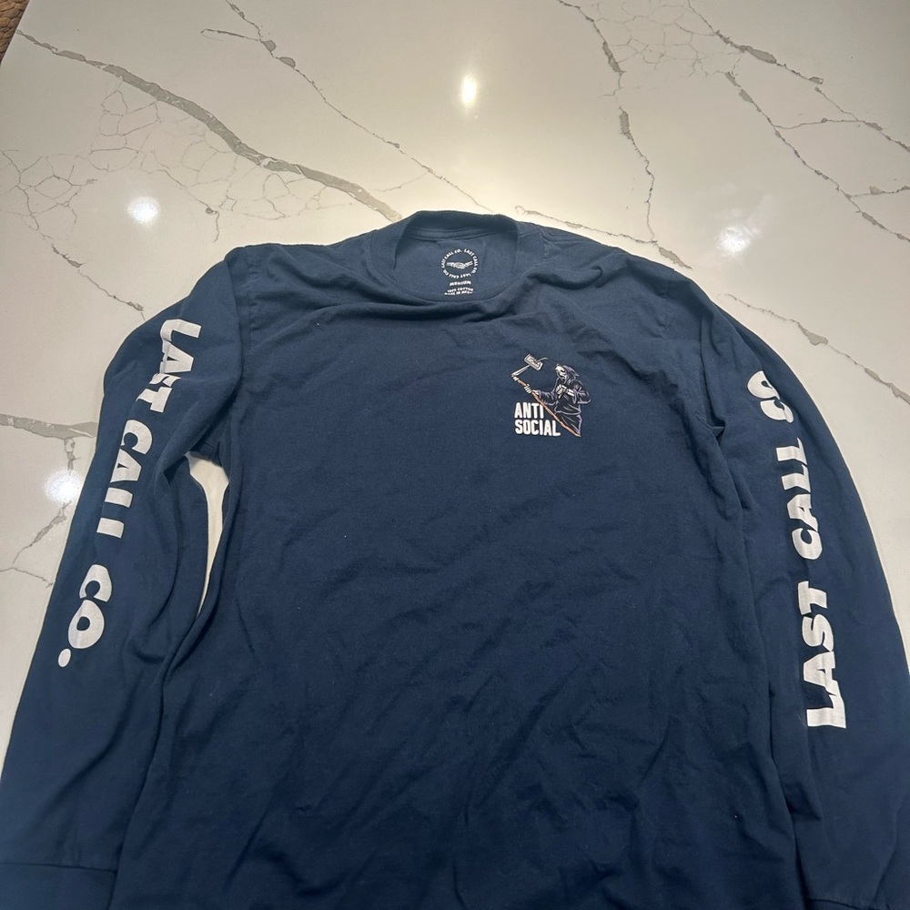 Long Sleeve Navy Shirt